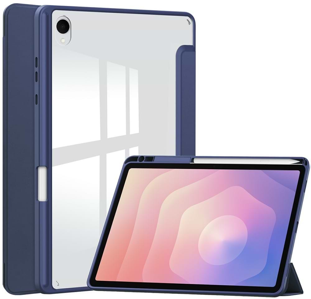 Чохол для планшета BeCover Soft Edge TPU з кріпленням for Samsung Galaxy Tab S11 (SM-X730/X736) 11" Deep Blue (715576)